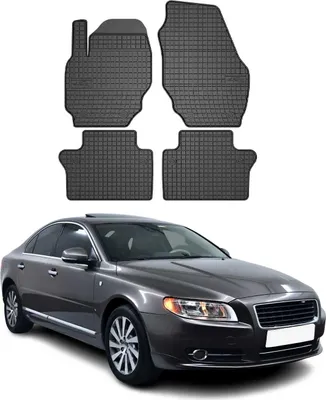 Zdjęcie produktu dla 2006-2016 Dywaniki podłogowe Volvo S80 TPE czarne 4 szt