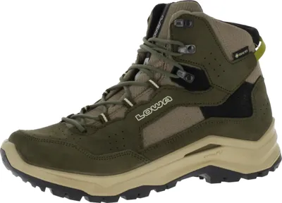 Produktbild von Lowa Ventierra GTX Mid wasserdichte und komfortable Herren Wanderschuhe mit griffiger Laufsohle und Dämpfung olive EU 41,5