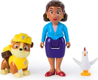 Zdjęcie produktu dla PAW Patrol Rubble, Mayor Goodway & Chickaletta, 3 lat(a), Patrol złożony z psów, Wielobarwny