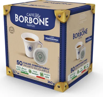 Produktbild von Caffè Borbone Black Blend, Kaffeekapsel, Kaffee, Easy Serving Espresso pod (E.S.E.), 1 Tassen, Caffe Borbone, 7,2 g
