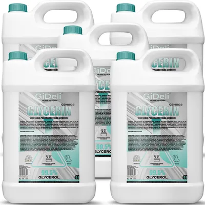 Produktbild von Glycerin VG 25L 99,5% Pharmaqualität E422 pflanzlich Kosmetik Haushalt GiDeli