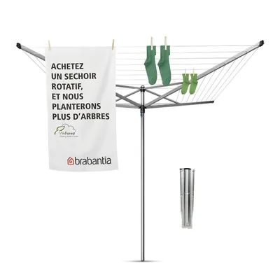 Obrázek produktu pro Brabantia 310744 Sušák na prádlo/linka Stojanový stojan Stříbrný