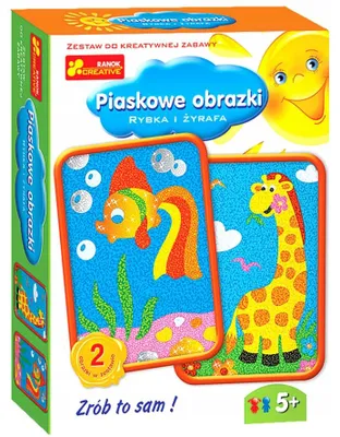 Produktbild von Ranok-Creative Sandbilder „Fisch und Giraffe“ – Kreativset