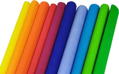 Produktbild von Papier Crinkle 50x200 Satz von 10 Farben MIX 1