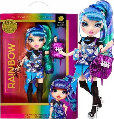 Produktbild von Rainbow High Junior High Special Edition Doll- Holly De'Vious (Blue), Modepuppe, Weiblich, 4 Jahr(e), Mädchen, 230 mm, Mehrfarbig