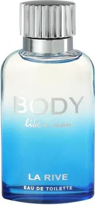 Produktbild von eau de Toilette Body Like A Man Mann 90 ml blau