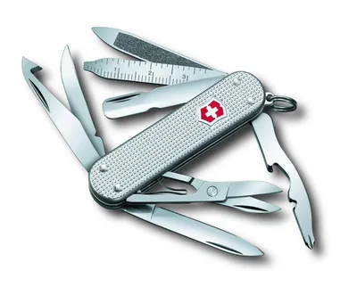Immagine prodotto di VICTORINOX Coltello tascabile Mini Champ Alox strumento tascabile argento 0.6381.26