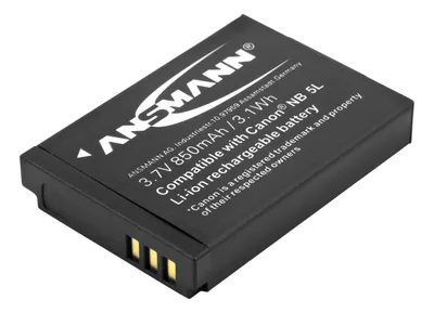 Immagine prodotto di Ansmann A-Can NB 5 L - Batteria per fotocamera - Li-Ion - 850 mAh - per Canon PowerShot ELPH SD790, SD800, SD850, SD870, SD880, SD890, SD900, SD950, SD970, SD990