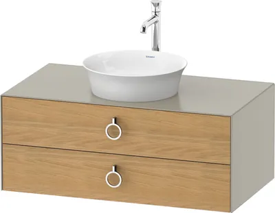 Produktbild von DURAVIT WT49910H560 WTU wandh.White Tulip,2Schk.,m.Griff