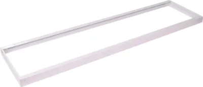 Produktbild von Aufputz-Klickrahmen Weiß - 120x30 cm | 42MM Schraublose Befestigung Decken montage - Geeignet für LED panelen