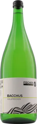 Produktbild von Bacchus Frankenwein halbtrocken vom Weinkeller Fischer Wiesentheid, 1l. Flasche