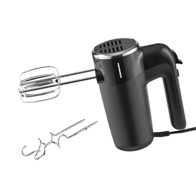 Produktbild von Heinner HM-300BK, Handmixer, Schwarz, Mixen, Tasten, Edelstahl, 300 W