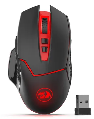 Produktbild von M690-1 Kabellose Gaming Maus 2400 DPI Ergonomisch Schwarz Ergonomisches Design Schwarz-M690-1