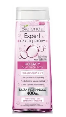 Obrázok produktu pre Bielenda, Expert Čistá pokožka Micelárna voda 400 ml