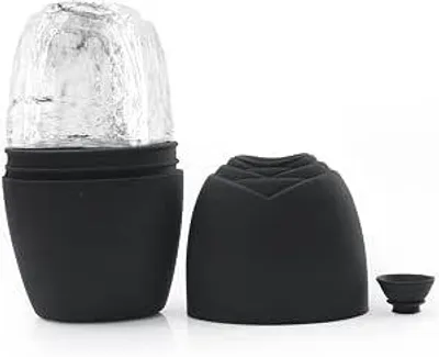 Image de Appareil de massage pour rouleaux de glace en silicone - pour les soins du visage - Rafraîchissant pour la peau, beauté et relaxation