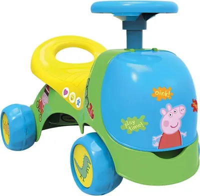 Produktbild von Chicos Peppa Pig Rutschauto Blau  Blau One Size