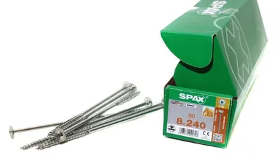 Immagine prodotto di SPAX® 0251010802405 SPAX® Holzbauschrauben T40 Tellerkopf WIROX 0251010802405 8 mm x 240 mm, 50 St.