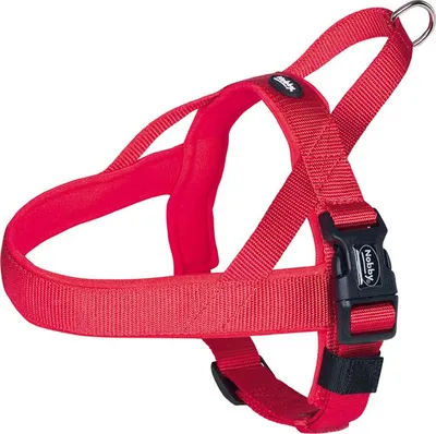 Image de Nobby NORWEGER harnais "Classic Preno" L : 50-64 cm + 42 cm, B : 25/35 mm rouge / rouge