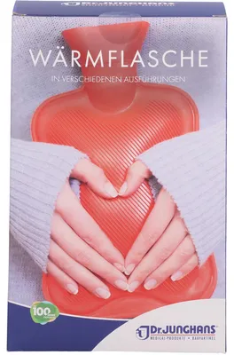 Produktbild von Wärmflasche mit Bezug ROT, 2 l