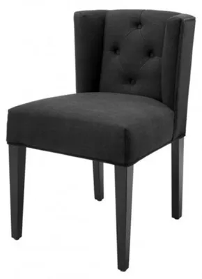 Produktbild von Casa Padrino Luxus Esszimmer Stuhl Schwarz - Club Hotel Möbel