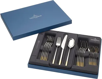 Produktbild von Villeroy & Boch Ella teilvergoldet Tafelbesteck 30tlg.