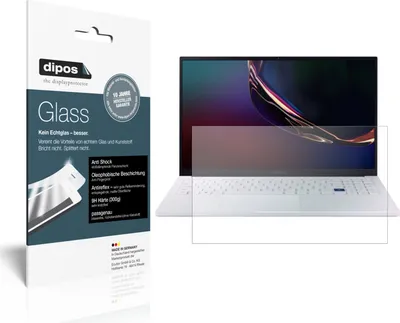 Produktbild von 2x Schutzfolie für Samsung Galaxy Book Ion 15.6 Zoll matt - Anti-Shock 9H Folie dipos Glass Kunststoffglas