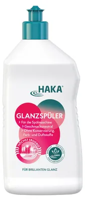 Produktbild von Klarspüler 750ml für Spülmaschine mit Glanz, ohne Konservierungs-, Farb- und Duftstoffe, Zitronenfrische