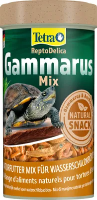 Image de Tetra ReptoDelica Gammarus Mix nourriture pour tortues - Nourriture naturelle à base d'écrevisses de rivière & d'anchois, boîte de 250 ml