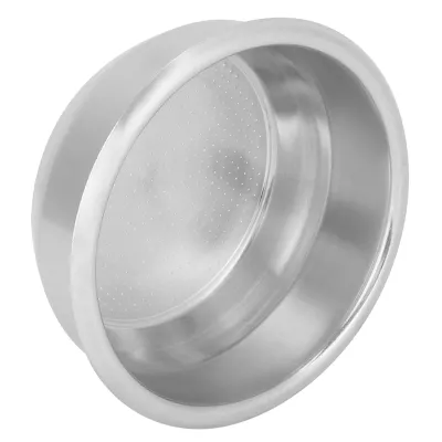 Productafbeelding van RVS filtermand voor koffiemachine, enkelvoudig, voor dubbele dosering, professionele accessoires