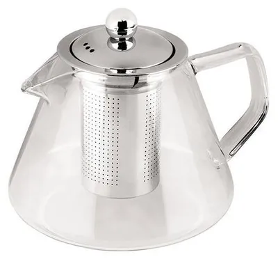 Immagine prodotto di Bollitore per tè con colino, thermos in vetro, 1 litro