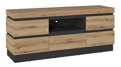 Produktbild von TV Lowboard -  Evoke Eiche Nachbildung - B 160 cm - 2 Türen - 1 Schublade