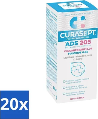 Obrázok produktu pre Curasept ústna voda 0,05% CHX 200 ml - hodnotné balenie - 20 kusov