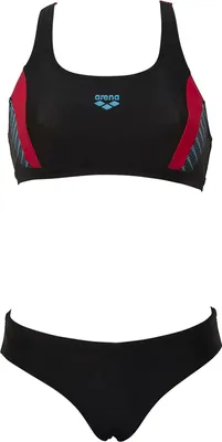 Produktbild von Arena W THREEFOLD TWO PIECES BLACK-BLACK-ANGURIA 36