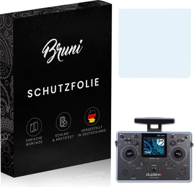 Produktbild von Bruni Basics-Clear 2x Schutzfolie kompatibel mit Jeti Duplex DC-24 Folie
