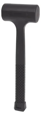 Produktbild von KS Tools 140.5252, Rückschlagfreier Hammer, Polyurethan (PU), Glasfaser, Schwarz, 27 cm, 600 g