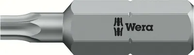 Produktbild von Wera 05066500001, 1 Stück(e), Torx, TX 10, 25 mm, 5 g, 25,4 / 4 mm (1 / 4")