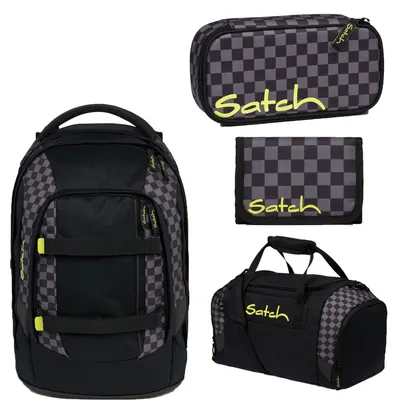 Produktbild von Satch Pack Dark Skate Schulrucksack Set 4tlg