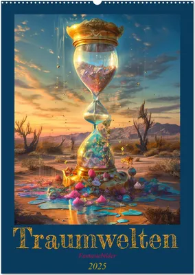 Produktbild von Traumwelten (Wandkalender 2025 DIN A2 hoch), CALVENDO Monatskalender