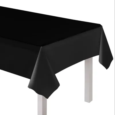 Obrázok produktu pre Obrus PVC jednofarebný 137x274cm | čierny