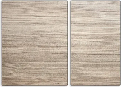Produktbild von Glas-Herdabdeckplatten Glaskeramikkochfeld-Abdeckung Spritzschutz Glas 70x52 Holz Motive