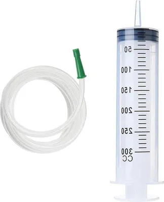 Obrázok produktu pre Laboratórna striekačka 300 ml, priehľadná, opakovane použiteľná