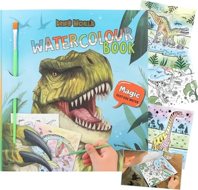 Zdjęcie produktu dla Książka akwarelowa Depesche Dino World