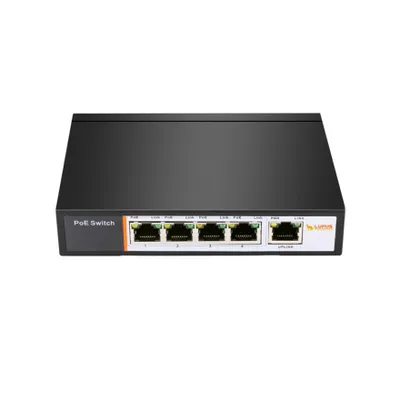 Produktbild von Lupus Electronics 10995 4 Kanal PoE Switch schwarz