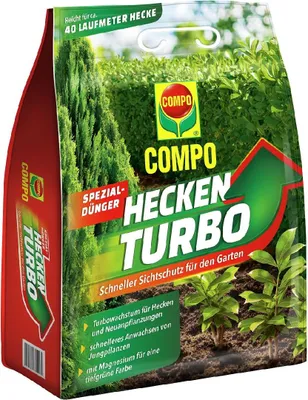Zdjęcie produktu dla COMPO 2246622004 COMPO HECKEN TURBO Heckendünger 4,0 kg