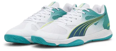 Produktbild von Puma Handballschuhe Attacourt , weiß, 47, Herren