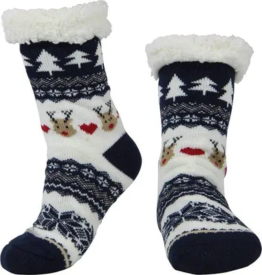 Produktbild von Haussocken für Damen – Anti-Rutsch-Socken – Weihnachtsgeschenk für Frauen – Beheizbare Socken – Flauschige Socken – Haussocken – Warme Socken