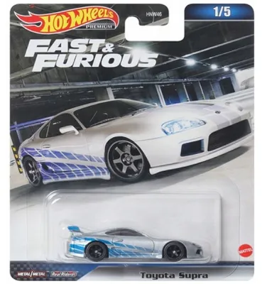 Produktbild von Hot Wheels Fast & Furious HKD25, Auto, 3 Jahr(e), Kunststoff, Metall, Blau, Silber