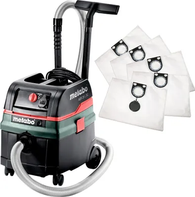 Produktbild von Metabo Allessauger ASR 25 L SC Nass Trocken Industriesauger 5x Vliesbeutel extra