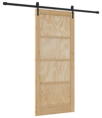 Obrázek produktu pro vidaXL Posuvné dveře ORKDAL přírodní 86 x 198,5 cm Masivní borové dřevo