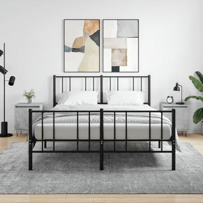 Obrázok produktu pre vidaXL Nočné stolíky 2 ks. Betónová sivá 40x30x50 cm odvodený drevený výrobok
